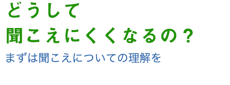 聞こえについて